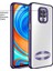 Xiaomi Redmi Note 9 Pro Max Kılıf Zebana Glint Silikon Kılıf Gri 2