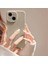 Apple iPhone 13 Uyumlu Kılıf Zebana Woven Silikon Kılıf Krem Rengi 3