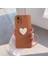 Xiaomi Redmi Note 10S Kılıf Zebana Kalpli Love Kılıf Kahverengi 1
