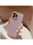 Apple iPhone 13 Pro Uyumlu Kılıf Zebana Woven Silikon Kılıf Rose Gold 2