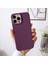 Apple iPhone 13 Pro Max Uyumlu Kılıf Zebana Woven Silikon Kılıf Derin Mor 1