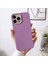 Apple iPhone 13 Pro Max Uyumlu Kılıf Zebana Woven Silikon Kılıf Lila 1