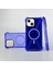 Apple iPhone 14 Uyumlu Kılıf Zebana Airbag Fashion Silikon Kılıf (Kablosuz Şarj Destekli) Sierra Mavisi 1