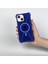 Apple iPhone 14 Uyumlu Kılıf Zebana Airbag Fashion Silikon Kılıf (Kablosuz Şarj Destekli) Sierra Mavisi 2