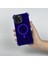 Apple iPhone 14 Pro Max Uyumlu Kılıf Zebana Airbag Fashion Silikon Kılıf (Kablosuz Şarj Destekli) Derin Mor 2