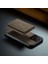 Xiaomi Mi 13T Uyumlu Kılıf Zebana 2in1 Elite Class Cüzdanlı Deri Kılıf Koyu Kahverengi 2