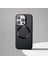 Apple iPhone 15 Pro Uyumlu Kılıf Zebana Titanium Rubber Kılıf (Kablosuz Şarj Destekli) Siyah Titanyum 5