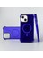 Apple iPhone 12 Uyumlu Kılıf Zebana Airbag Fashion Silikon Kılıf (Kablosuz Şarj Destekli) Kırmızı 3