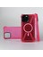 Apple iPhone 12 Pro Uyumlu Kılıf Zebana Airbag Fashion Silikon Kılıf (Kablosuz Şarj Destekli) Kırmızı 1