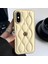 Apple iPhone x Uyumlu Kılıf Zebana Camellia Deri Kılıf Bej 1