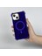 Apple iPhone 13 Uyumlu Kılıf Zebana Airbag Fashion Silikon Kılıf (Kablosuz Şarj Destekli) Derin Mor 2
