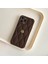 Apple iPhone 14 Pro Max Uyumlu Kılıf Zebana Camellia Deri Kılıf Kahverengi 2