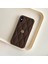 Apple iPhone Xs Uyumlu Kılıf Zebana Camellia Deri Kılıf Kahverengi 2