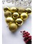 Yılbaşı Ağaç Süsü Altın Renkli Top Noel Süs 5 cm 10 Adet 2