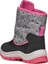 Kız Bebek Siyah Flanfil Abx Bantlı Waterproof Deri Bot B263WG0BCMNC9235 4