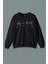 Unisex Siyah Sweatshirt Gazi Mustafa Kemal Atatürk 1881 10 Kasım Baskılı Sweat 1