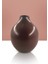 Orbita Seramik Vazo - Dekoratif Ev Aksesuarı - Kahve - 26 cm * 24 cm 3