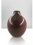 Orbita Seramik Vazo - Dekoratif Ev Aksesuarı - Kahve - 26 cm * 24 cm 4
