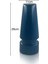 Rumy Seramik Vazo - Dekoratif Ev Aksesuarı - Derin Mavi - 26 cm * 11 cm 2