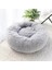 Açık Gri Stil 40CM Süper Yumuşak Kedi Yatağı Evi Sıcak Kış Kedi Yavrusu Yatak Yuvası Uzun Püsküllü Yavru Yuvarlak Koltuk Küçük Köpekler Kedi Kulübesi Kaymaz (Yurt Dışından) 1
