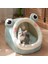 Sarı Stil (31X30X28CM) Tatlı Kedi Yatağı Sıcak Pet Sepeti Rahat Kedi Karyolası Yastık Kedi Evi Çadır Çok Yumuşak Küçük Köpek Mat Çanta Yıkanabilir Mağara Kediler Yatakları (Yurt Dışından) 2