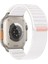Apple Watch 5/6/7/89/10 Se Ultra Uyumlu 44 45 46 49MM Dalgalı Desenli Kumaş Hasır Cırtlı Kordon 1