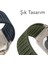 Apple Watch 5/6/7/89/10 Se Ultra Uyumlu 44 45 46 49MM Dalgalı Desenli Kumaş Hasır Cırtlı Kordon 3