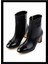 Siyah Siyah Rugan Kadın Bot & Bootie K02828335009 1
