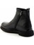 Siyah Antik Deri Erkek Bot & Bootie E02395414041 4