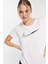 Dri Fit Tee Training Running Tee Sırt Hava Panelli Koşu Spor Antrenman Tişörtü Beyaz 1