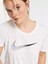 Dri Fit Tee Training Running Tee Sırt Hava Panelli Koşu Spor Antrenman Tişörtü Beyaz 3