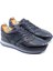 Deri Erkek Sneaker Lacivert Spor Ayakkabı 25084 1