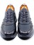 Deri Erkek Sneaker Lacivert Spor Ayakkabı 25084 3