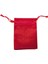 Saten & Parlak Kese Kırmızı 10 Adet 9X12 cm Takı, Altın Kesesi (Ipli & Büzgülü) 3