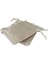 Saten & Parlak Kese Krem 10 Adet 9 x 12 cm Takı, Altın Kesesi (Ipli & Büzgülü) 3