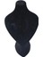 Inci Kolye & Gerdanlık Sergileme Mankeni Siyah Süet 34 cm 3.boy 4