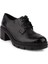 Deri Bağlı Oxford Spor Butti Ayakkabı Siyah 2150 4