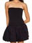 F21 Straplez Yaka Balon Mini Elbise 3