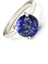 Sky Diamond Purple Tanzanit Taşlı 925 Ayar Gümüş Tek Taş Yüzük 2