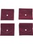 Kadife (Süet) Zarf Kese Bordo 50 Adet 8X10 Boy Takı, Altın Kesesi (Çıtçıtlı) 1