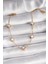 316L Çelik Gold Renk Beyaz Baby Boy Yonca Model Kadın Bileklik - TJ-BB6476 1