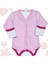 Önden Çıtçıtlı Kız Bebek Çıtçıtlı Body Zıbın 1