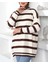 Standart Beden Çizgili Uzun Kollu Triko Tunik 3