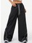 Y2k Siyah Detaylı Unisex Baggy Paraşüt Pantalon 6