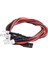4 Rc LED Işık Kiti Için 1/10 Rc Araba Kamyon Paletli Rc Modeli Drift Araba Far Arka Lambası, 5mm ve 3mm, Beyaz Kırmızı (Yurt Dışından) 1
