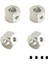 40 Adet 5mm Ila 12MM Metal Birleştirici Tekerlek Göbeği Hex Adaptörü D12 C14 C24 B14 B16 Mn D90 D91 Rc Araba Yükseltme, Gümüş (Yurt Dışından) 5
