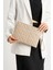 Geometrik Desenli Portföy Clutch El Çantas 1