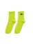 Raining Animals 2'li Açık Renk Paket Pamuklu Unisex Tenis Çorap Logo Nakışlı Krem - Lime Yeşili 2