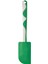 25 cm Silikon Spatula, Yeşil-Beyaz, Dayanıklı ve Esnek Mutfak Araçları 1