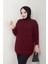 Kadın Sakallı Leopar Triko Tunik -PMK371 1